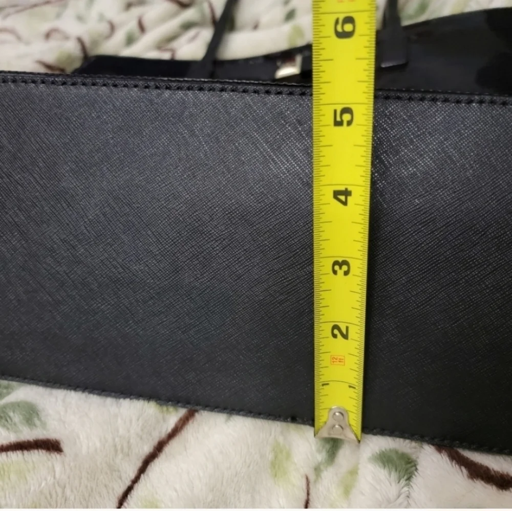 Kate Spade Salinas Place black full sequin open tote bag